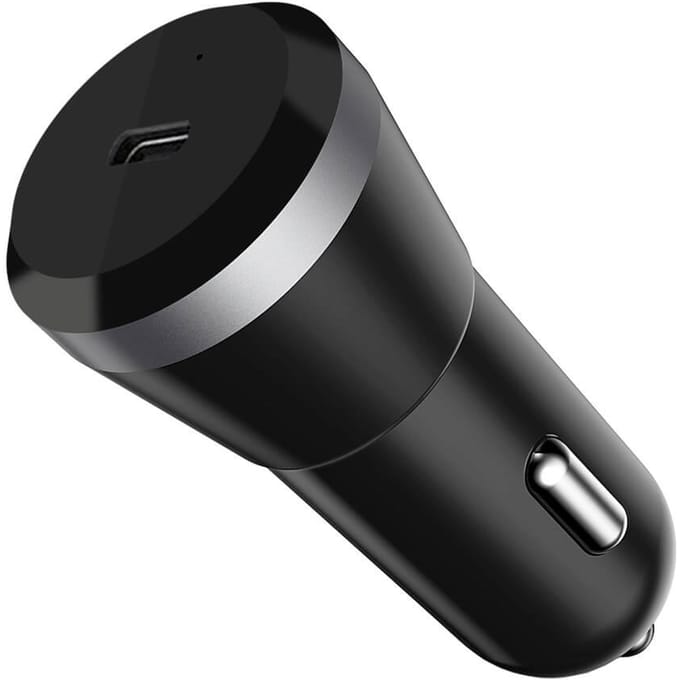 Autolader USB-C - Zwart