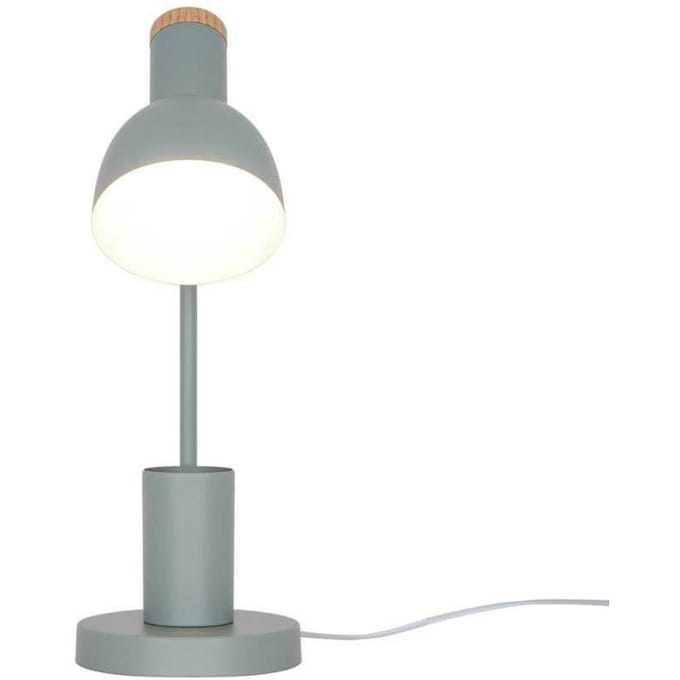 Nordlux Tafellamp Devone, stofgroen, hoogte 43 cm, metaal