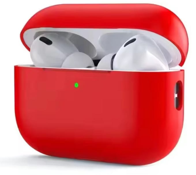 New Age Devi - Siliconen case - geschikt voor Airpods Pro - Wijn-rood