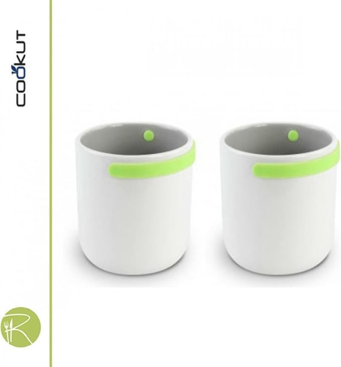 Cookut promenade mok met handgreep set van 2