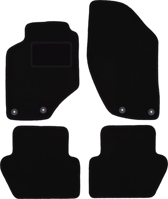 Zwarte veloursmatten voor: Volvo S70 I sedan (1996-2000)