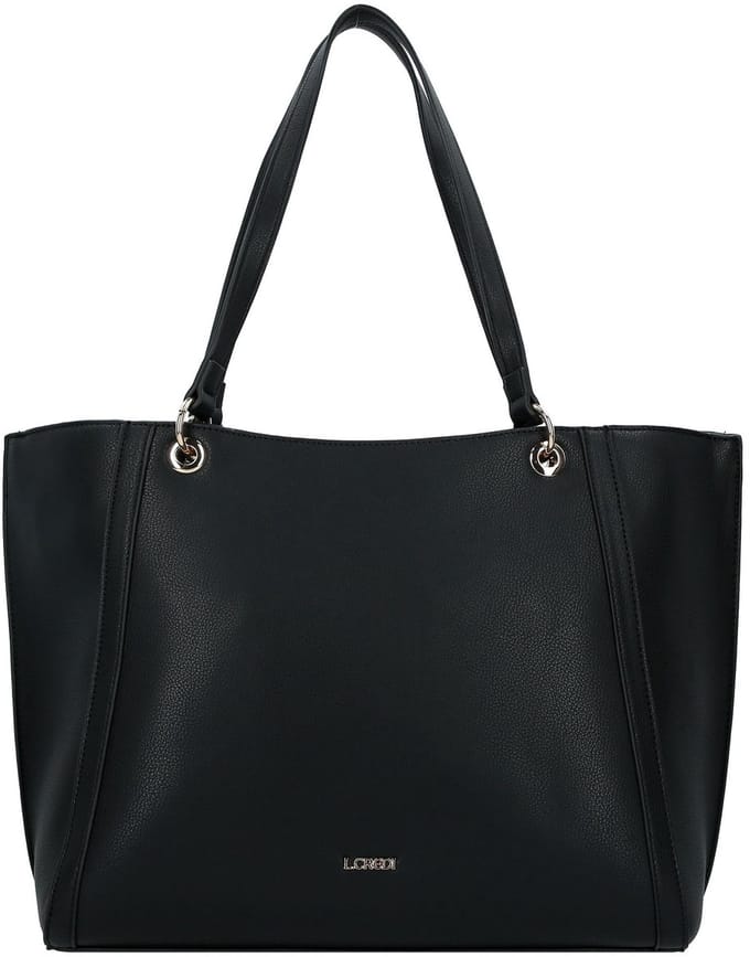 L.CREDI Petrana Shopper Tas 44 cm - 18 L - schwarz