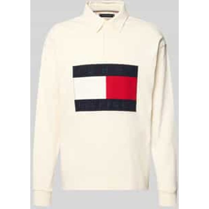 Regular fit sweatshirt van puur katoen