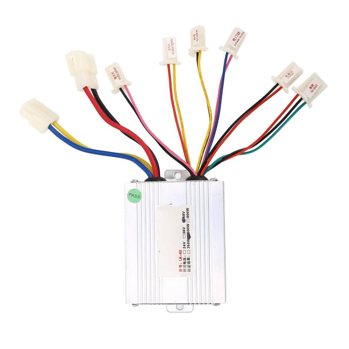 Contrôleur de Moteur Brossé pour Vélo Électrique Professionnel 48V 500W Alliage d'Aluminium white