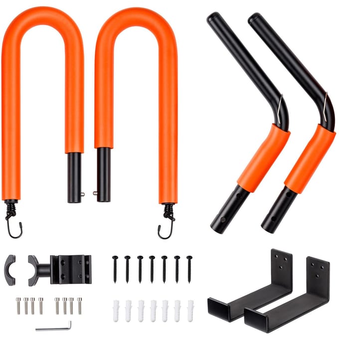 Fiets Surfplank Rekken Fiets Surfplank Hanger Wandmontage Surfplank Rek Sets oranje