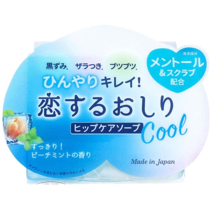 Pelican Soap - Loving Butt Hip Care Cool Peach Mint Soap 80g