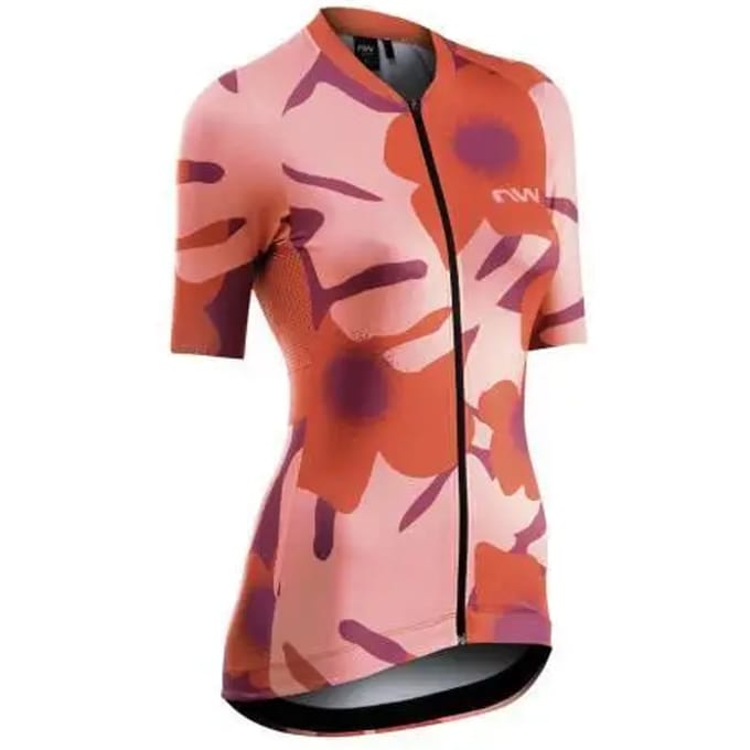 Northwave Blade Korte Mouw Wielertrui Oranje L Vrouw
