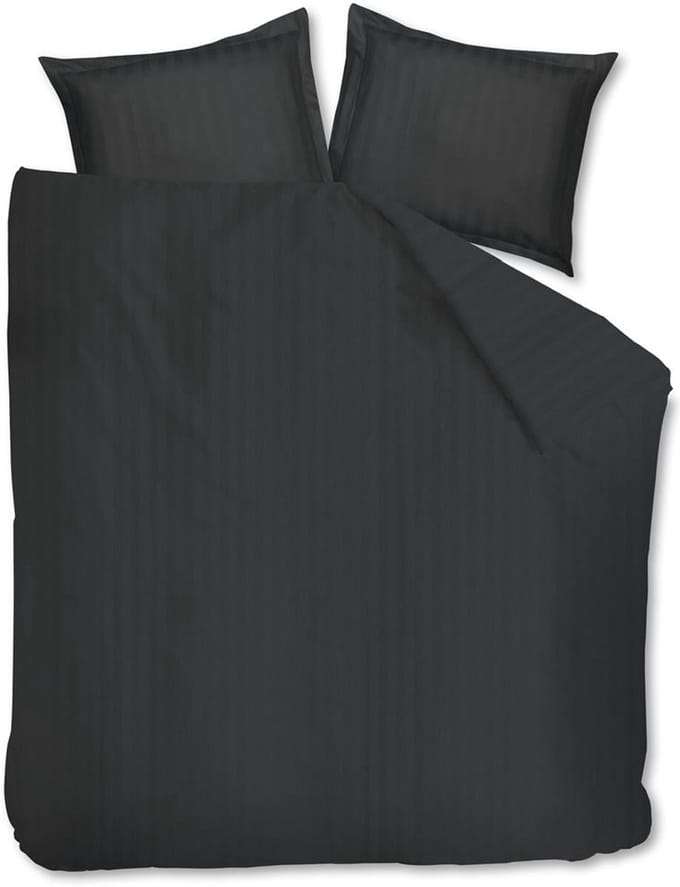 Beddinghouse Shine dekbedovertrek - Eenpersoons - 140x200/220 - Antraciet