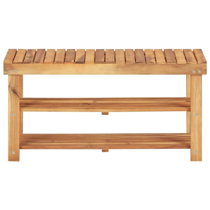 vidaXL - Schoenenrek - 90x32x46 - cm - massief - acaciahout