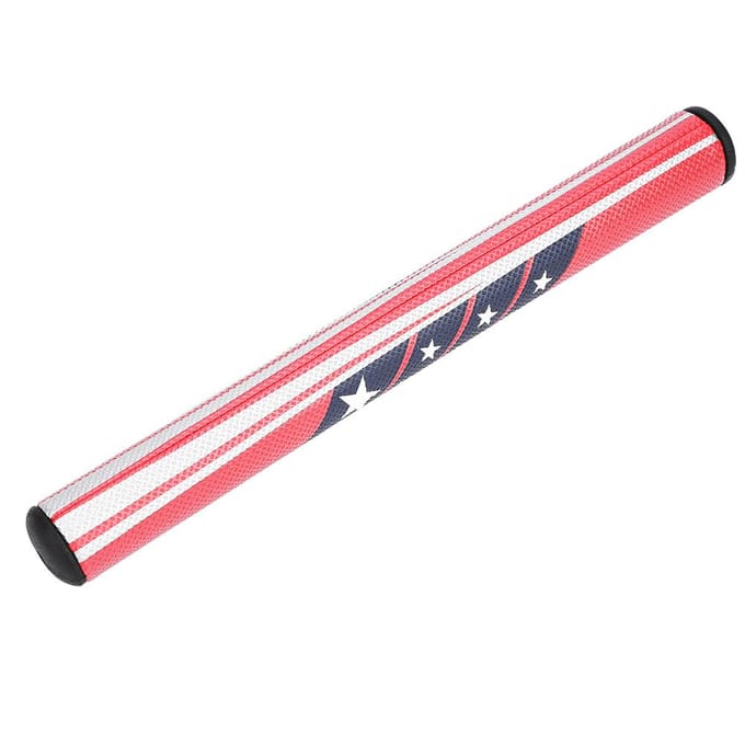 Accessoire de remplacement de poignée de putter de club de golf confortable et antidérapant recouvert de PU rouge