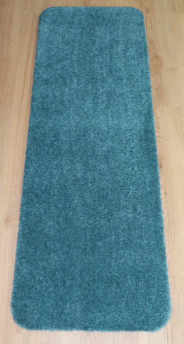 PRIMA - Soft - Wastafelmat - Badmat - blauw - groen - 40x120cm - antislip