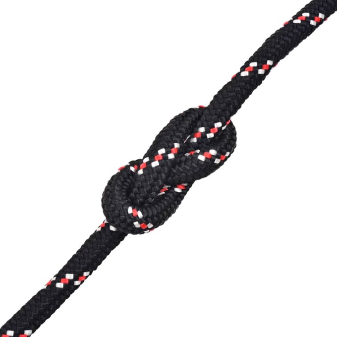 vidaXL - Boot - touw - 8 - mm - 100 - m - polypropyleen - zwart