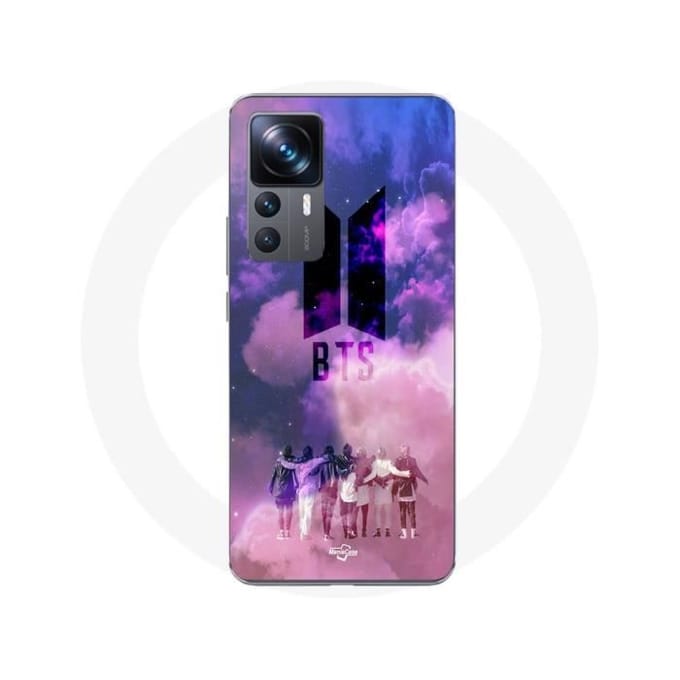 Coque - BTS - Xiaomi 12T - Souple - Noir - Logo Kpop
