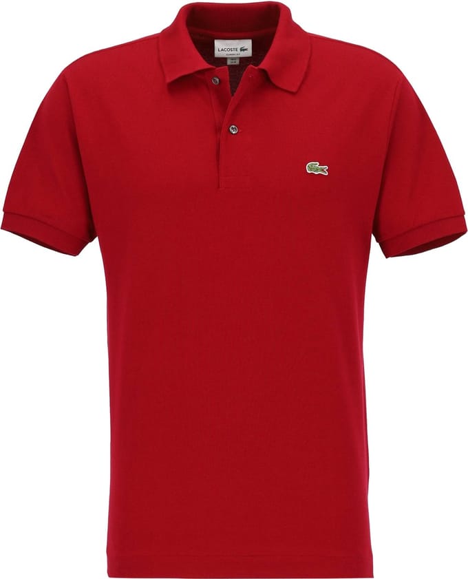 Lacoste Classic Fit polo - bordeaux rood