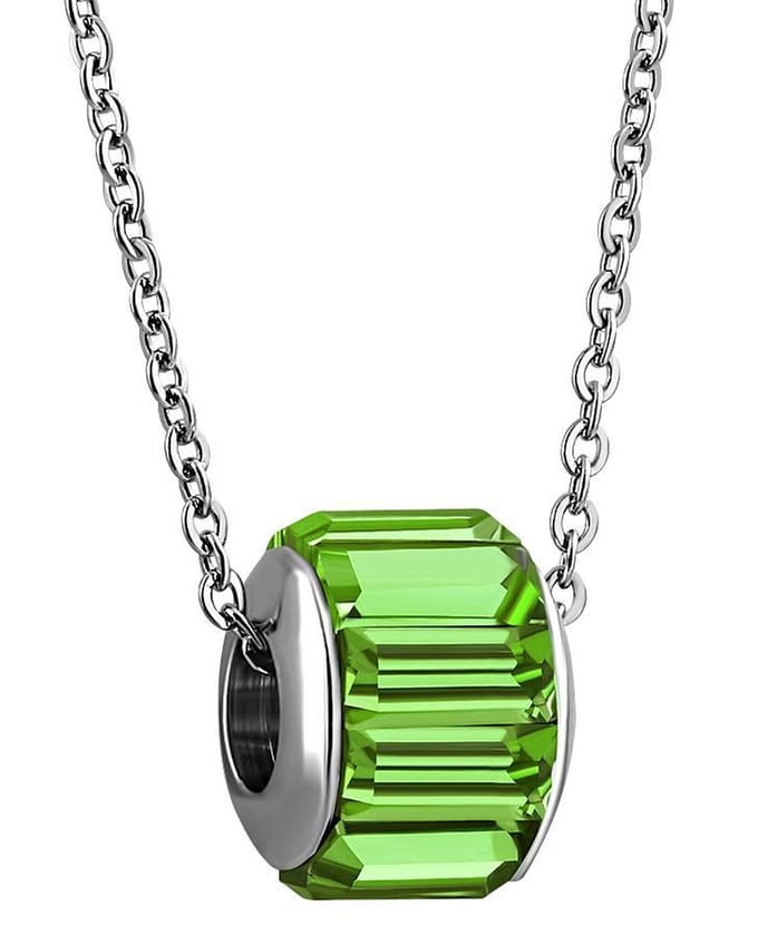 Amanto Ketting Cau Green - 316L Staal - Bedel 10x12mm - 45cm