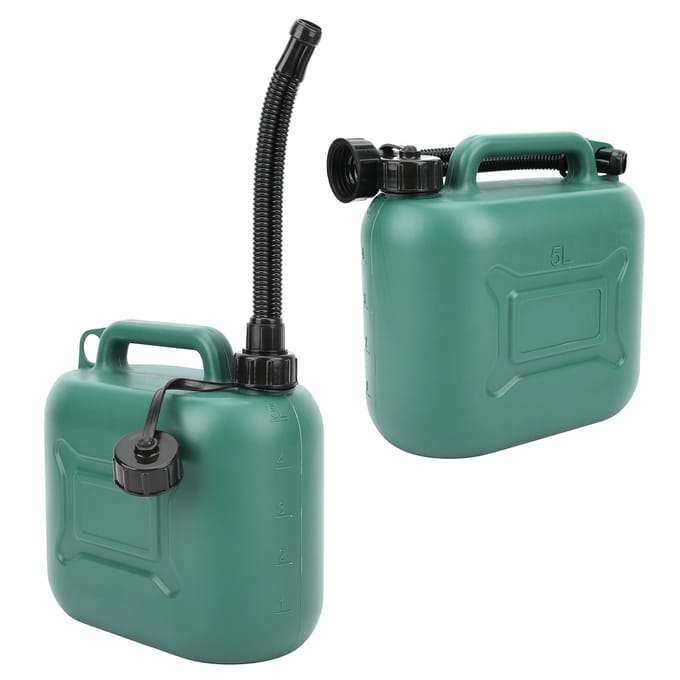 Jerrycan ABS Plastic Draagbare Benzinebus Militaire Stijl Olietank Industriële Benodigdheid 5L Groen blue
