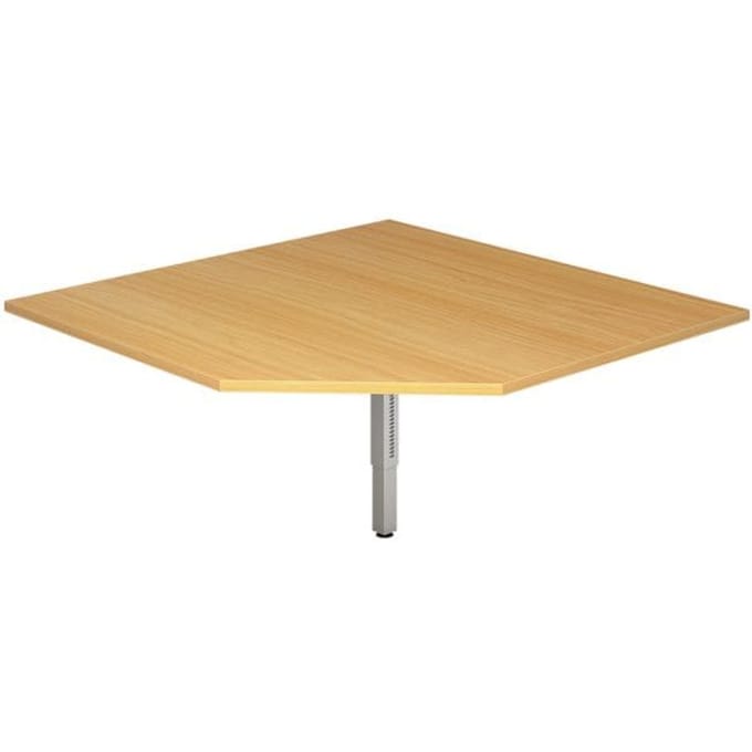 Verbindingsblad »R-Line« trapezium incl. steunvoet in zilver