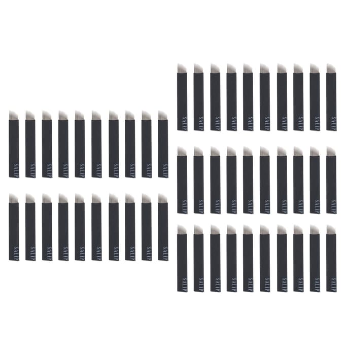 50pcs Microblading Eyebrows Needles Eyebrow Eye Lips Tattoo Needles 912141621 Pins (16 pin) 14 needles