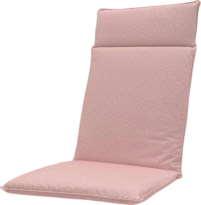 Madison - Tuinstoelkussen - 120cm x 50cm - Check Roze - Tuinkussen