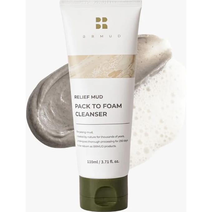 [BRMUD] Masque de Boue Relief Nettoyant Moussant 110ml gray