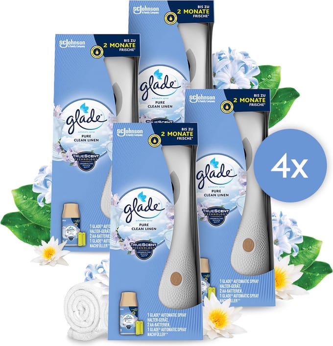 Glade Automatic Spray Houder Pure Clean Linen