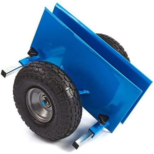 HBM 250kg platenroller – traploos verstelbaar, heavy-duty stalen constructie
