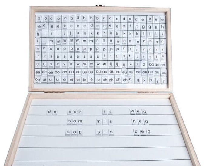 Magnetische Letterdoos NIEUW