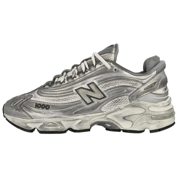 New Balance 1000 Argent Métallique Usé 40 gray
