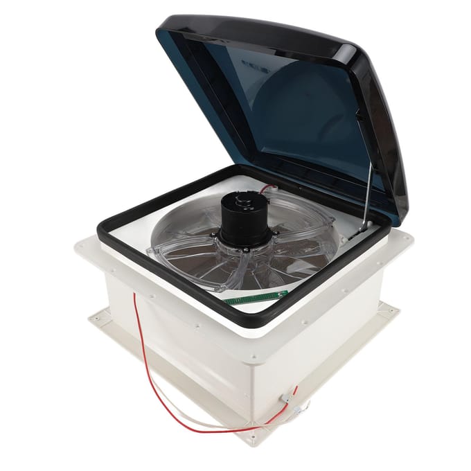 Camper dakluik ventilator 14 inch 10 snelheden omkeerbaar stille camper luchtventilatie plafondventilator met afstandsbediening