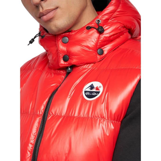 Born Rich Heren Henrico Hooded Gilet (Rood)