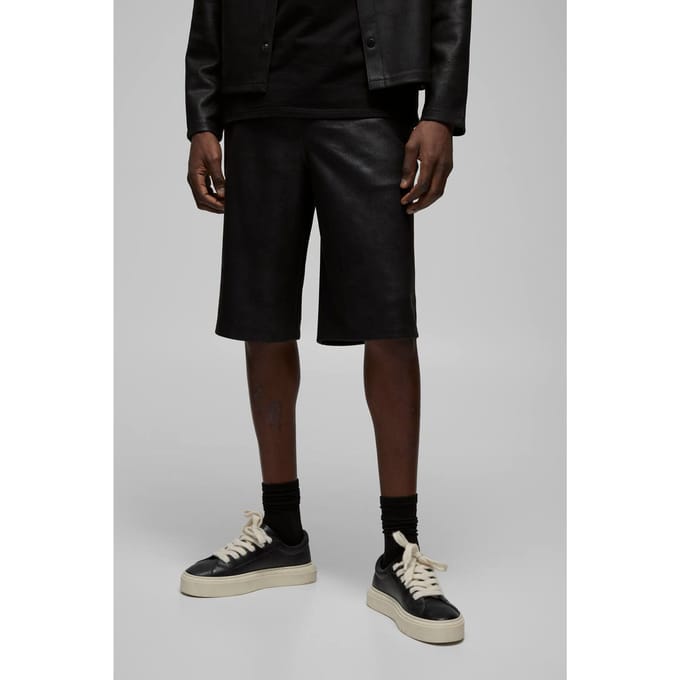 Antieke Suedette jorts met elastische taille | Black | Size Large