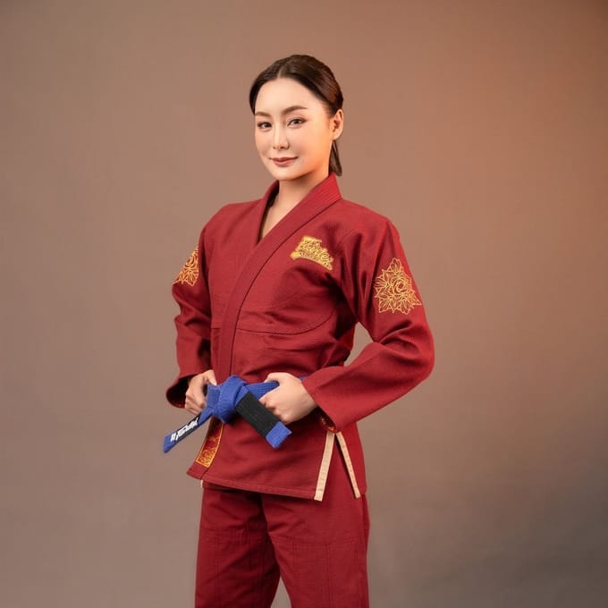 Fairtex BJJ Gi "Sida" - Limited Edition - Bordeauxrood - maat A1