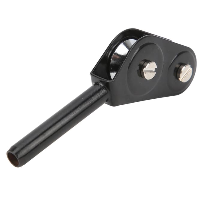 Dubbele Roller Hengel Geleider Top Katrol Ring Hengel Geleider Toppen Visboot Trolling Gereedschap 4.0mm black