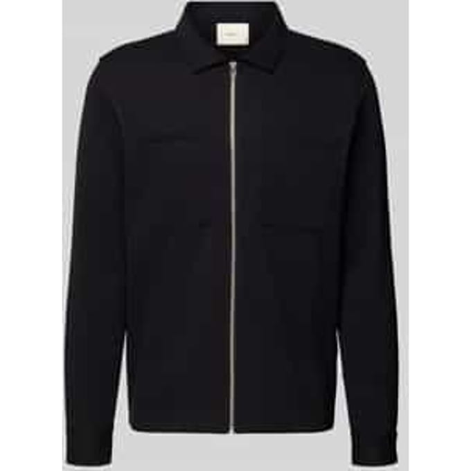 Regular fit sweatjack van katoenmix, model 'JACKIE'