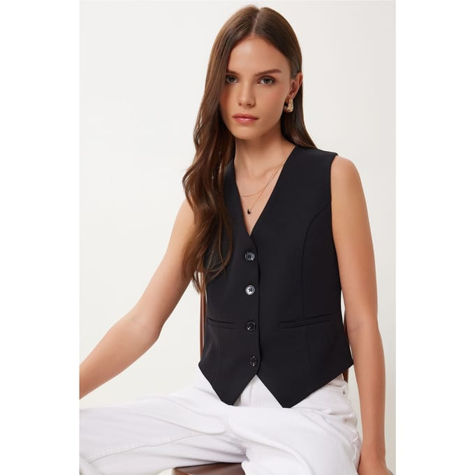 Crop Knop Vest
