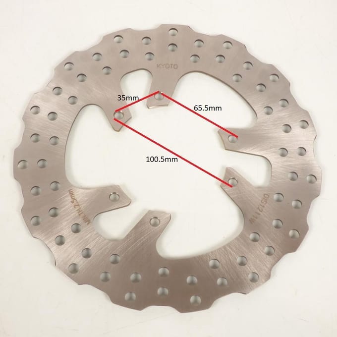 Disque de frein avant Perftec pour Auto Ø230X86X3.5mm Neuf