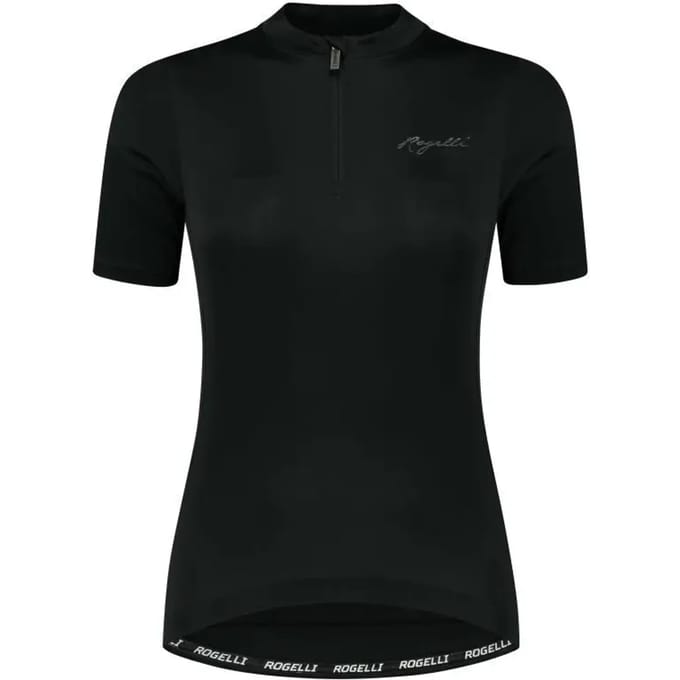 Rogelli Core Dames Fietsshirt - Korte Mouw - Zwart