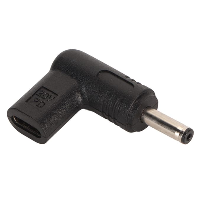 Type C Vrouwelijk naar 4.0x1.35mm DC Adapter Professioneel Efficiënt 100W PD USB C naar DC Stroomadapter voor