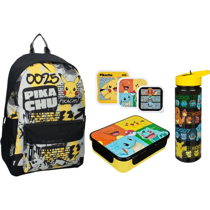 Pokemon schoolset; rugzak en lunchset