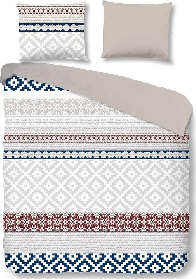 Good Morning Scanda Dekbedovertrek - Eenpersoons - 140x200/220 cm - Zand