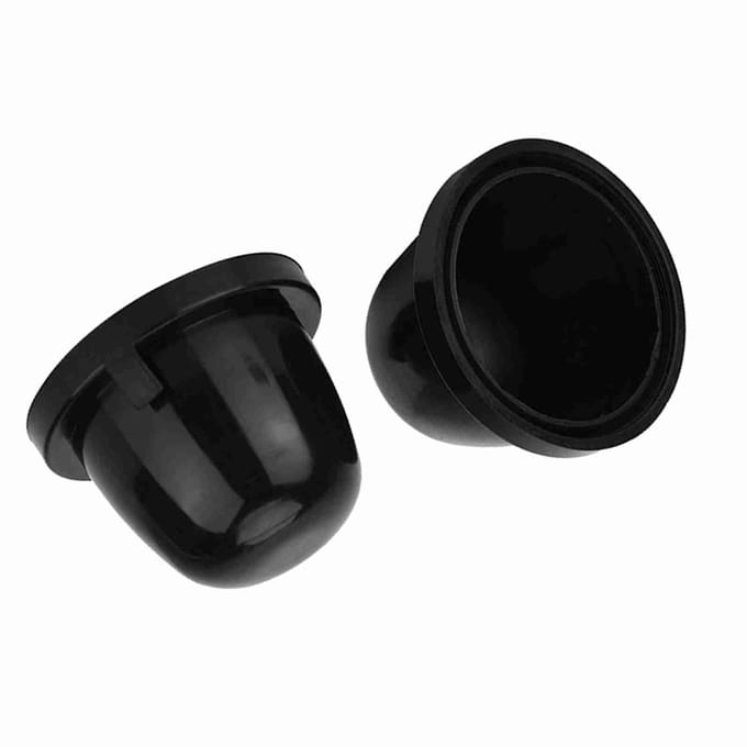 2 Stuks 85mm Zwarte Rubberen Auto LED Koplamp Stofkap Behuizing Afdichtdop Waterdicht black