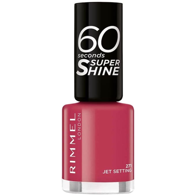Rimmel 60 Seconds Super Shine Nail Polish 8ml (Various Shades) - 271 Jet Setting