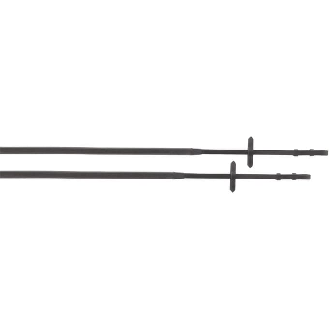 Rubber teugels voor paarden kleine spikes rubber teugels T de T