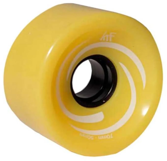 Krf Longboard Wiel Geel 70 mm / 80A