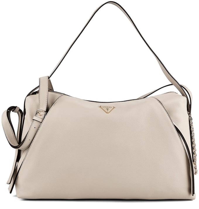 GUESS schoudertas Devon Shoulder Bag Light Taupe crème