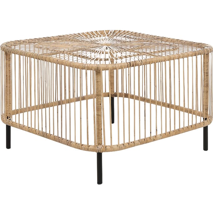 CESANTICO - Tafellamp - Naturel - Rotan
