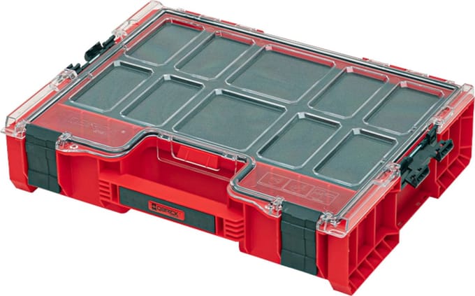 Qbrick System PRO 300 MFI RED ULTRA HD Organizer 452 x 358 x 110 mm 9 l stapelbaar IP54