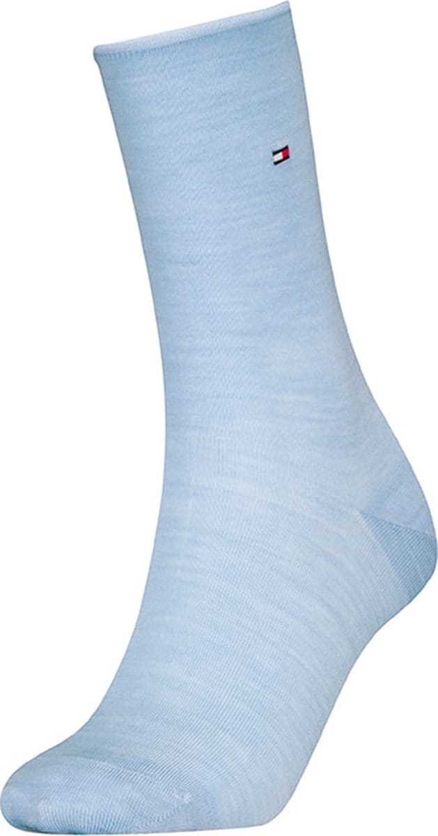 Tommy Hilfiger dames sokken premium roll top blauw II