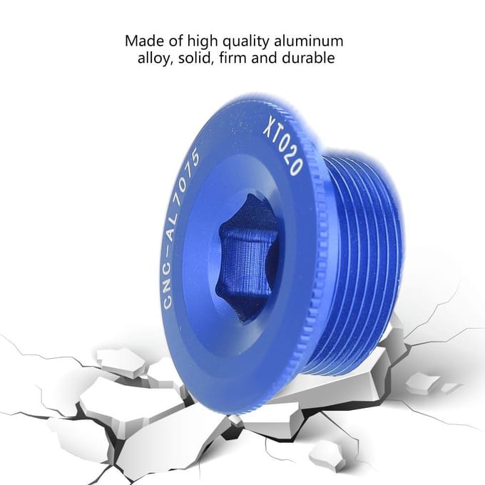 Krukasbout voor Mountain Racefiets Bracket Dop M20*10 Crankstel Schroef BB As Schroeven Blauw blue