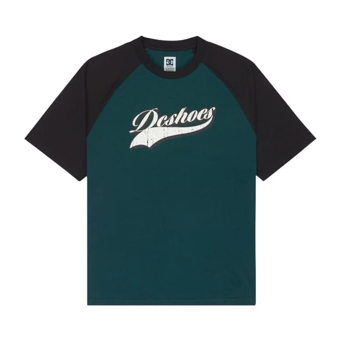 Dc Shoes Rugged Raglan T-shirt Met Korte Mouwen Groen 2XL Man